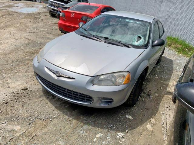 1C3EL46R12N180805 - 2002 CHRYSLER SEBRING LX GRAY photo 2