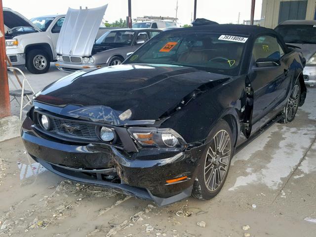 1ZVBP8FH8A5106228 - 2010 FORD MUSTANG GT BLACK photo 2