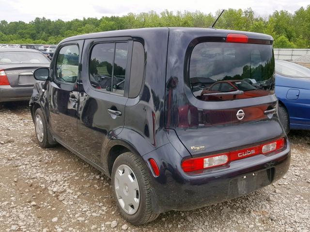 JN8AZ2KR5CT250715 - 2012 NISSAN CUBE BASE BLACK photo 3