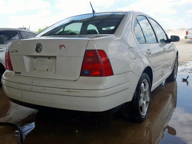 3VWSK69M92M105709 - 2002 VOLKSWAGEN JETTA GLS WHITE photo 4