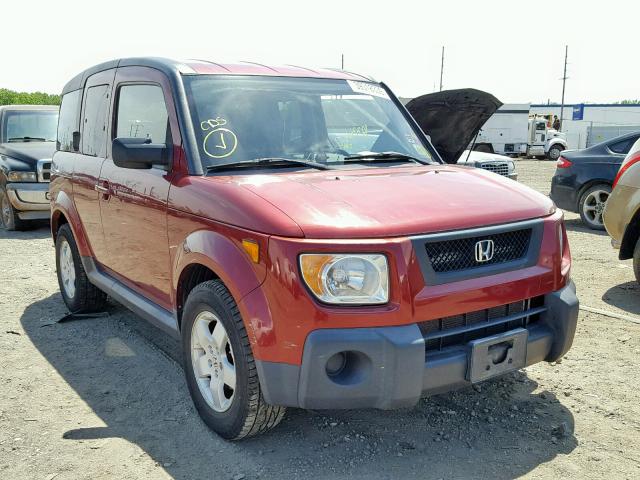 5J6YH28766L013202 - 2006 HONDA ELEMENT EX BURGUNDY photo 1