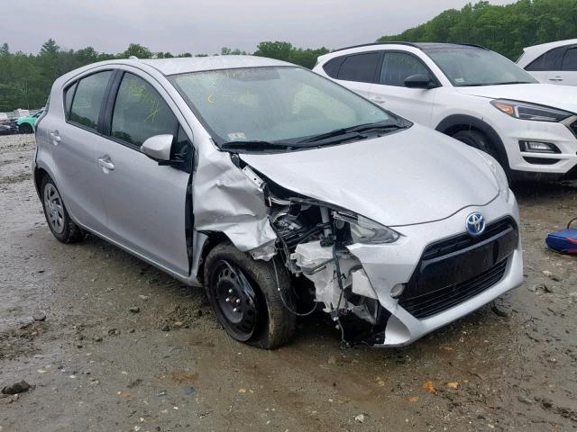 JTDKDTB31G1136552 - 2016 TOYOTA PRIUS C GRAY photo 1