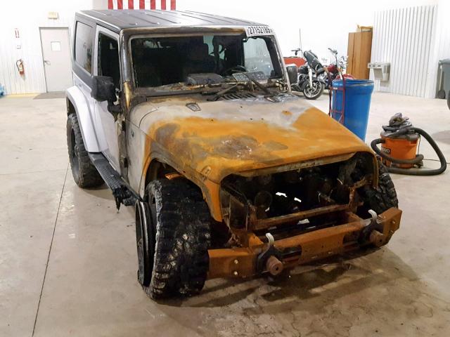 1J4FA54198L500640 - 2008 JEEP WRANGLER S BURN photo 1