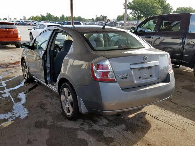 3N1AB61E48L736257 - 2008 NISSAN SENTRA 2.0 SILVER photo 3