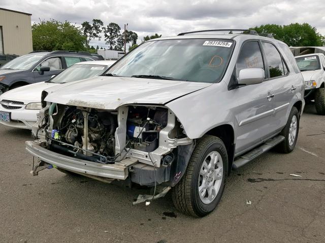 2HNYD18806H535836 - 2006 ACURA MDX TOURIN SILVER photo 2