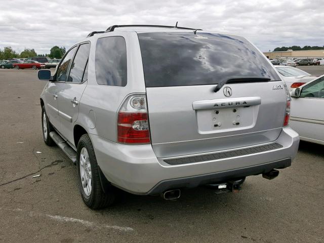 2HNYD18806H535836 - 2006 ACURA MDX TOURIN SILVER photo 3