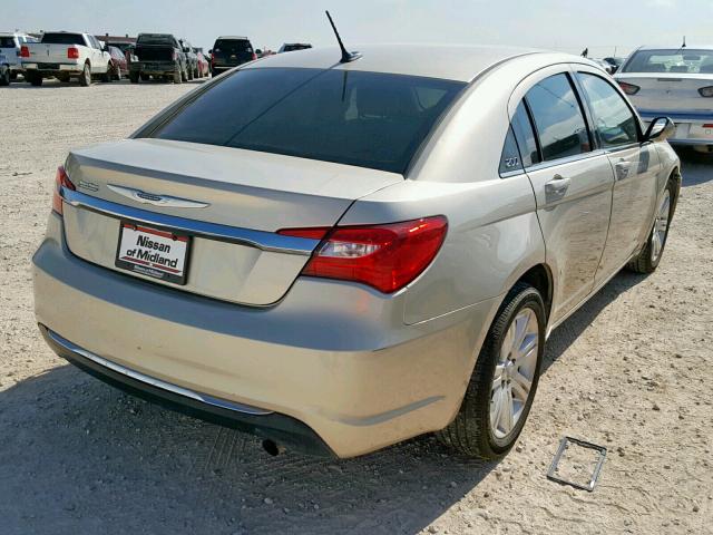 1C3CCBBB0EN119129 - 2014 CHRYSLER 200 TOURIN GOLD photo 4