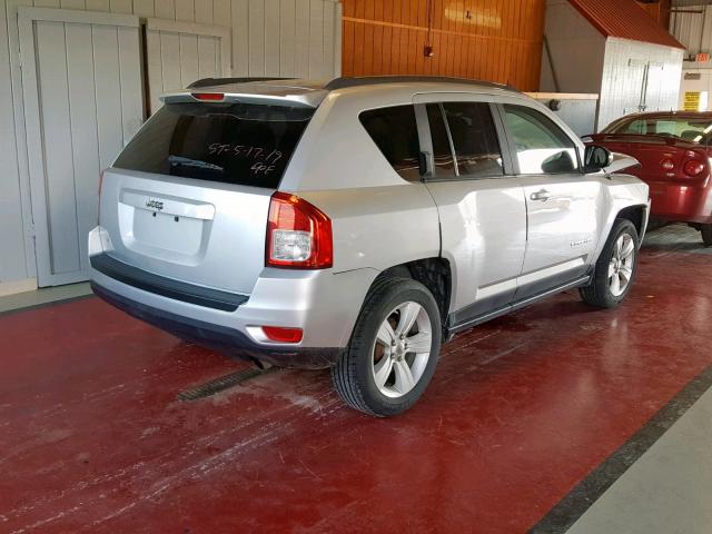 1J4NT1FB8BD150567 - 2011 JEEP COMPASS SP ვერცხლისფერი ფოტო 4