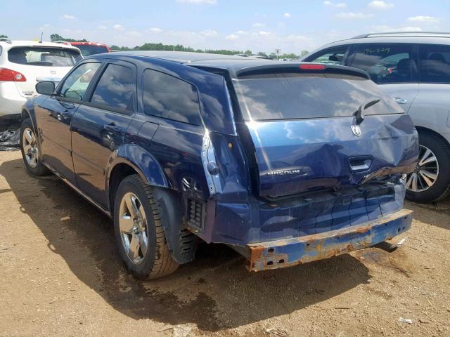 2D4FV47TX6H236794 - 2006 DODGE MAGNUM SE BLUE photo 3