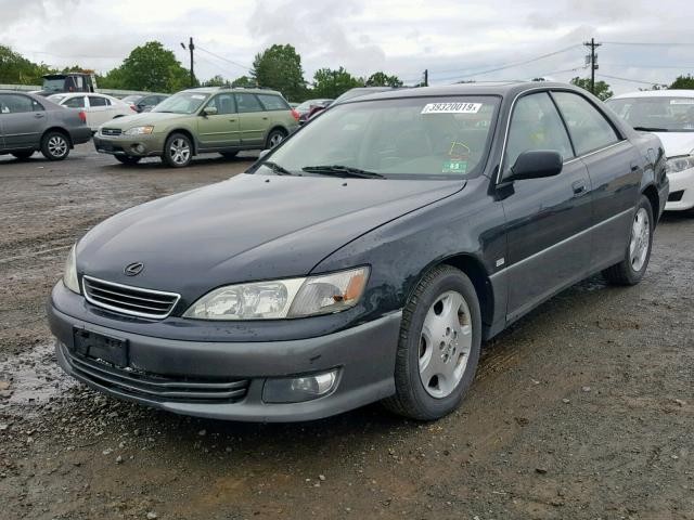 JT8BF28G7Y0284614 - 2000 LEXUS ES 300 BLACK photo 2