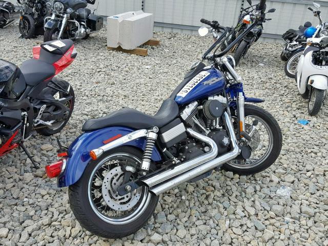 1HD1GX1186K305774 - 2006 HARLEY-DAVIDSON FXDBI BLUE photo 4