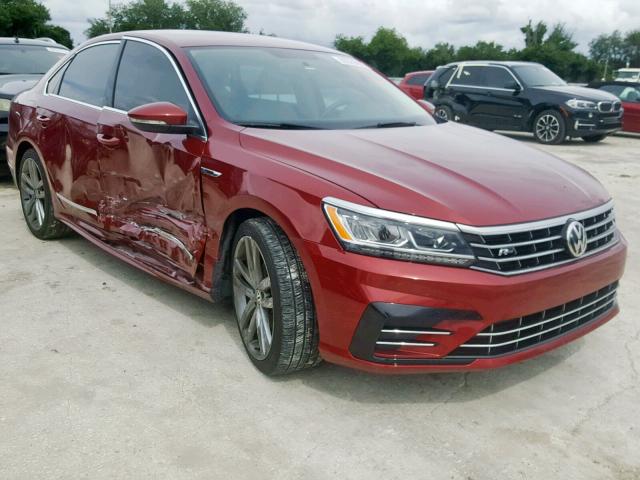 1VWDT7A34HC028420 - 2017 VOLKSWAGEN PASSAT R-L BURGUNDY photo 1