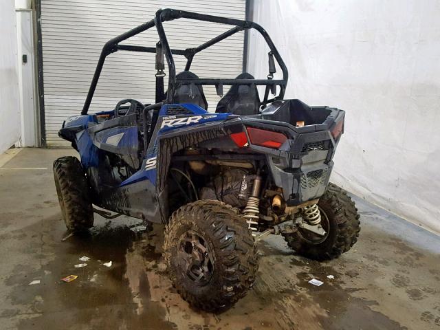 3NSVBA875GH105817 - 2016 POLARIS RZR S 900 BLUE photo 3