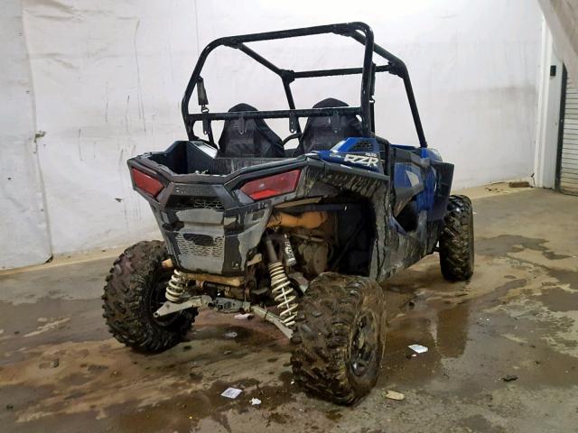 3NSVBA875GH105817 - 2016 POLARIS RZR S 900 BLUE photo 4