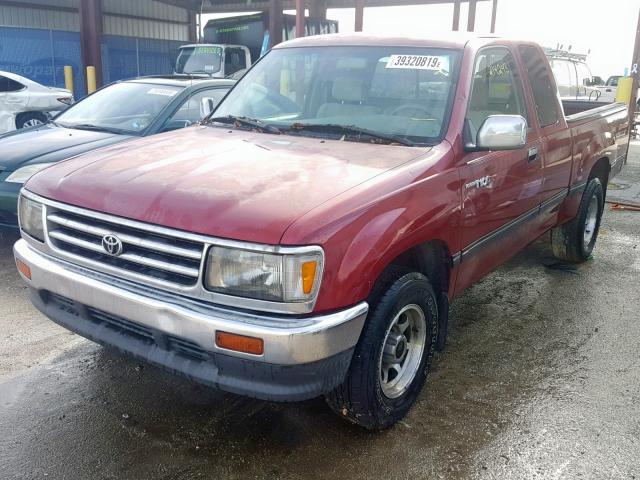 JT4TN12DXV0038427 - 1997 TOYOTA T100 XTRAC RED photo 2