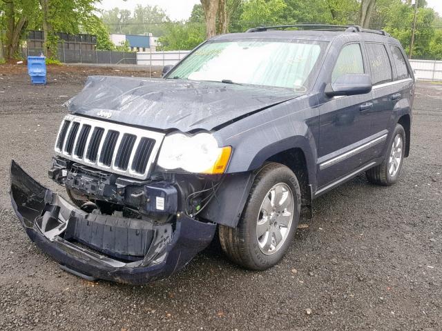 1J8HR58298C228867 - 2008 JEEP GRAND CHER BLUE photo 2