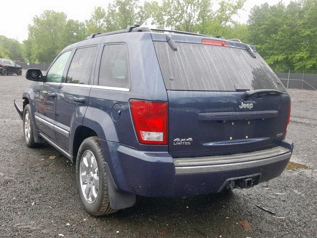 1J8HR58298C228867 - 2008 JEEP GRAND CHER BLUE photo 3