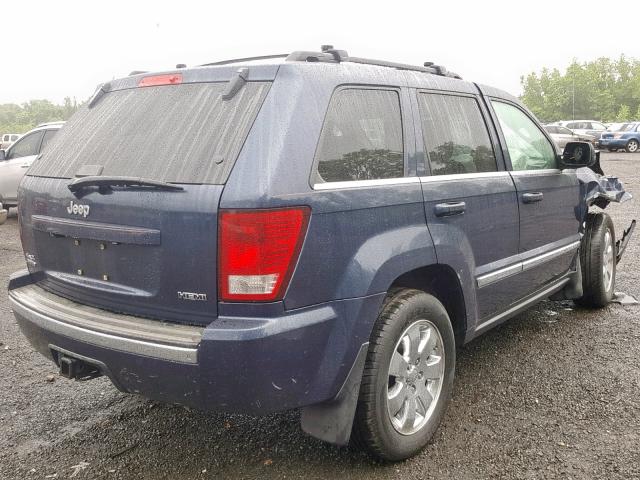 1J8HR58298C228867 - 2008 JEEP GRAND CHER BLUE photo 4