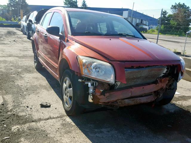 1B3HB28B08D625230 - 2008 DODGE CALIBER ORANGE photo 1