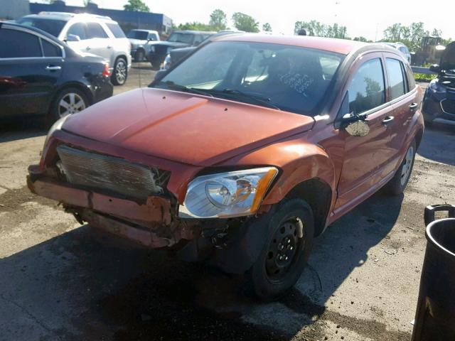 1B3HB28B08D625230 - 2008 DODGE CALIBER ORANGE photo 2