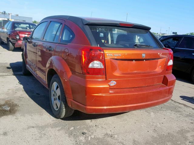 1B3HB28B08D625230 - 2008 DODGE CALIBER ORANGE photo 3