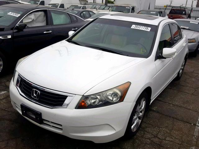 1HGCP26809A094827 - 2009 HONDA ACCORD EXL WHITE photo 2