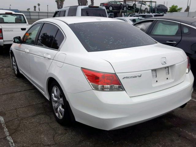 1HGCP26809A094827 - 2009 HONDA ACCORD EXL WHITE photo 3