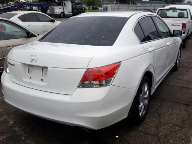 1HGCP26809A094827 - 2009 HONDA ACCORD EXL WHITE photo 4