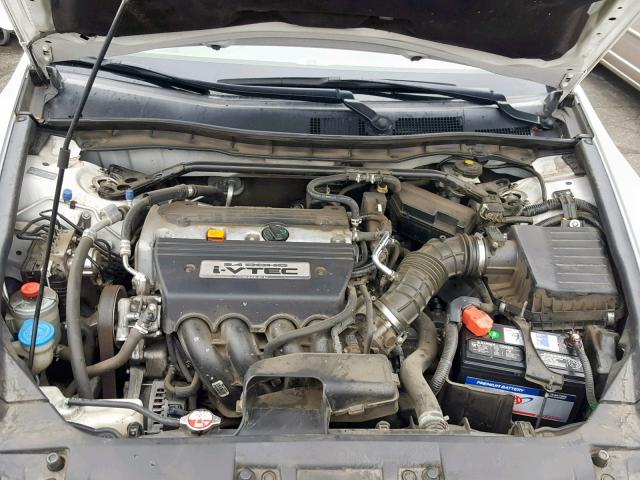 1HGCP26809A094827 - 2009 HONDA ACCORD EXL WHITE photo 7