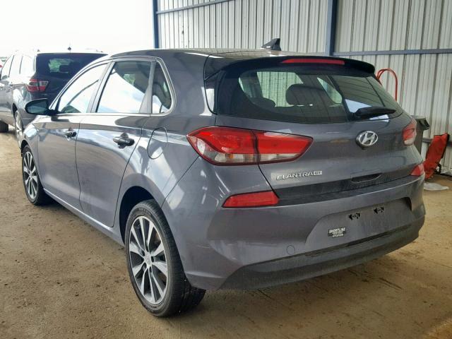 KMHH35LE7JU015678 - 2018 HYUNDAI ELANTRA GT GRAY photo 3