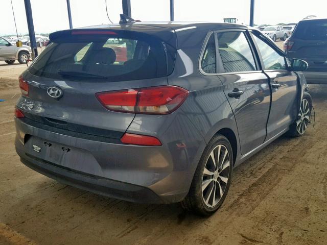 KMHH35LE7JU015678 - 2018 HYUNDAI ELANTRA GT GRAY photo 4