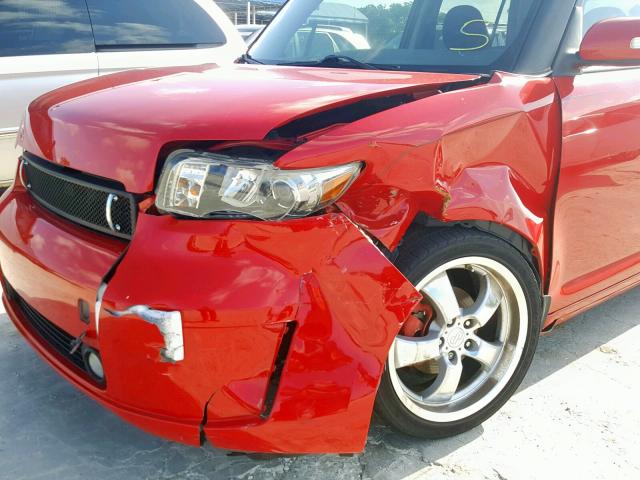 JTLKE50E591097341 - 2009 TOYOTA SCION XB 红色 照片 9