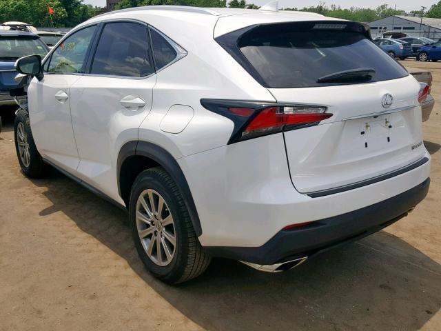 JTJYARBZ3G2042495 - 2016 LEXUS NX 200T WHITE photo 3