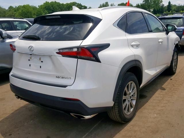 JTJYARBZ3G2042495 - 2016 LEXUS NX 200T WHITE photo 4