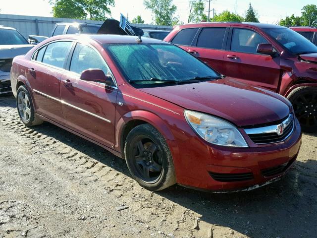 1G8ZS57NX8F209667 - 2008 SATURN AURA XE BURGUNDY photo 1