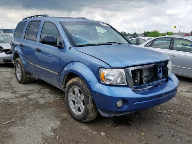 1D8HB48N28F157236 - 2008 DODGE DURANGO SL BLUE photo 1