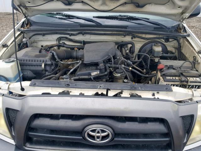 5TEPX42N67Z432693 - 2007 TOYOTA TACOMA WHITE photo 7