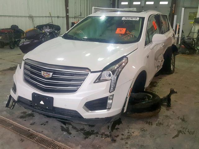 1GYKNDRS4HZ266371 - 2017 CADILLAC XT5 LUXURY WHITE photo 2