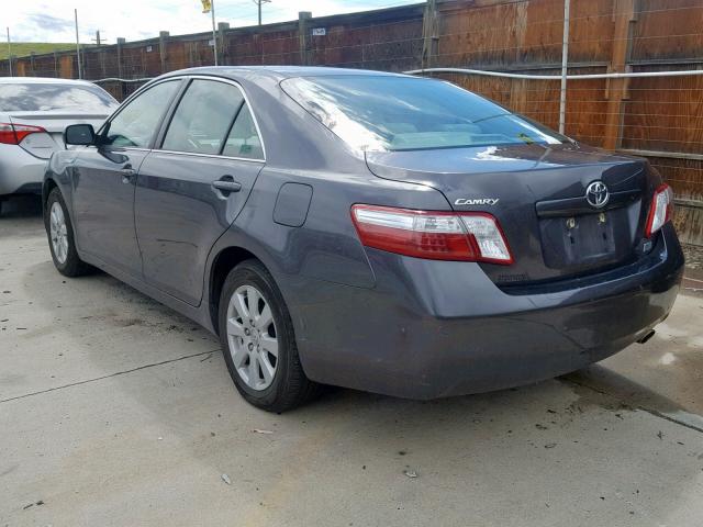 JTNBB46K483046181 - 2008 TOYOTA CAMRY HYBR GRAY photo 3