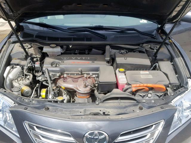 JTNBB46K483046181 - 2008 TOYOTA CAMRY HYBR GRAY photo 7