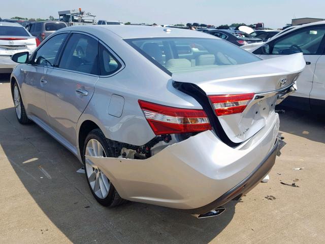 4T1BK1EBXDU027378 - 2013 TOYOTA AVALON BAS SILVER photo 3