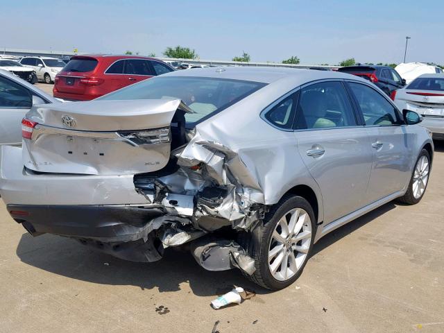 4T1BK1EBXDU027378 - 2013 TOYOTA AVALON BAS SILVER photo 4