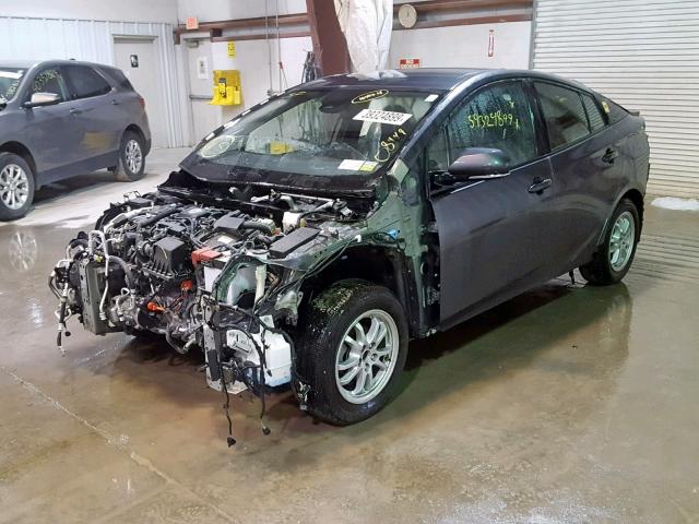 JTDKARFP0J3089812 - 2018 TOYOTA PRIUS PRIM 灰色 照片 2