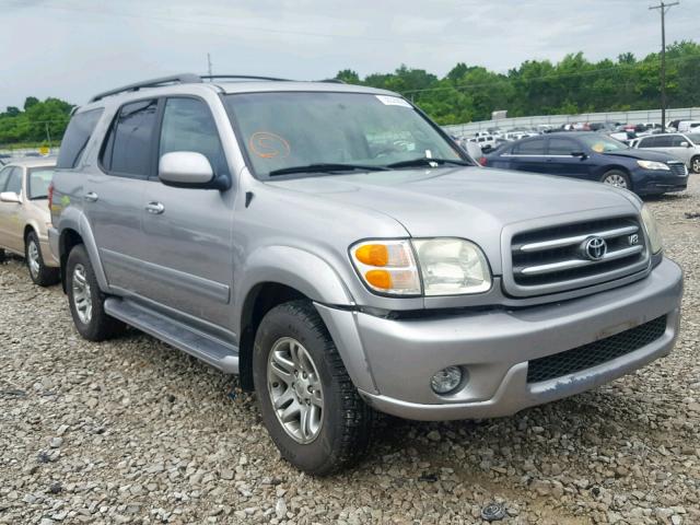 5TDZT38A64S238502 - 2004 TOYOTA SEQUOIA LI SILVER photo 1