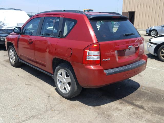 1J4NF4FB9AD629104 - 2010 JEEP COMPASS SP RED photo 3