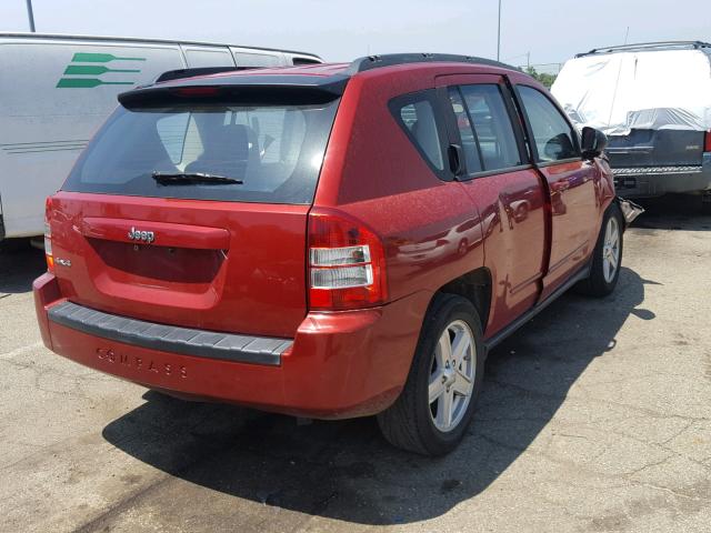 1J4NF4FB9AD629104 - 2010 JEEP COMPASS SP RED photo 4