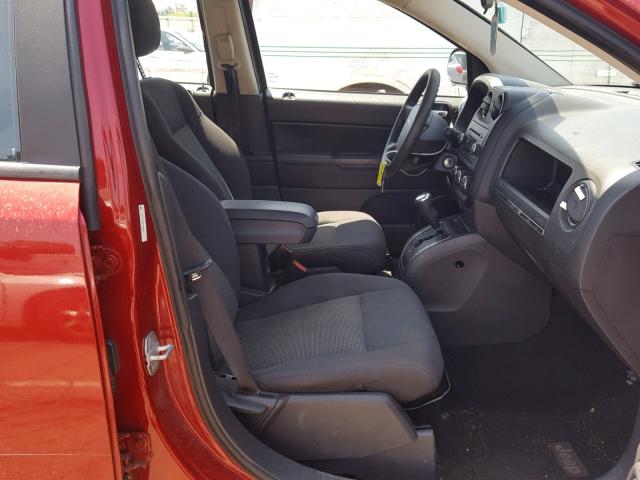 1J4NF4FB9AD629104 - 2010 JEEP COMPASS SP RED photo 5