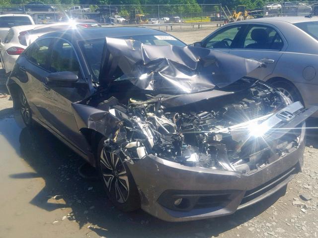 JHMFC1F74JX034185 - 2018 HONDA CIVIC EXL 灰色 照片 1