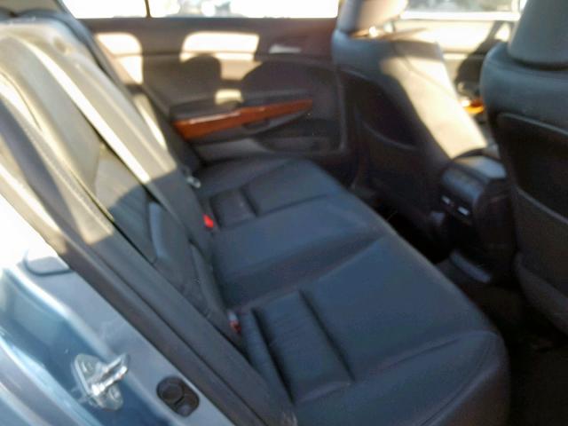 1HGCP3F86BA011347 - 2011 HONDA ACCORD EXL BLUE photo 6