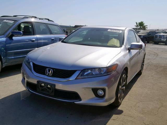 1HGCT2B8XEA007107 - 2014 HONDA ACCORD EXL SILVER photo 2